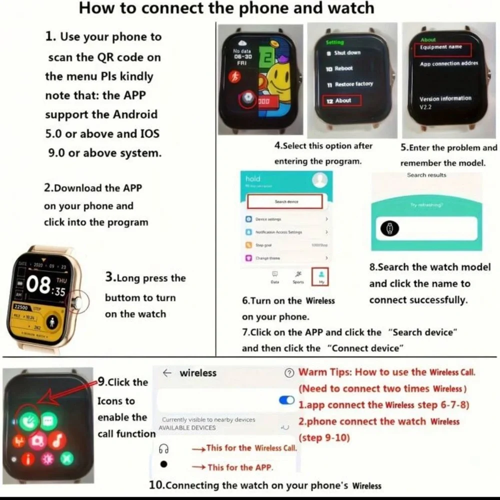 Smart Watch for Women with Answer/Make Calls/Message for IOS-Android